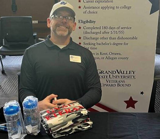 George Rader Recruiting at an Event
